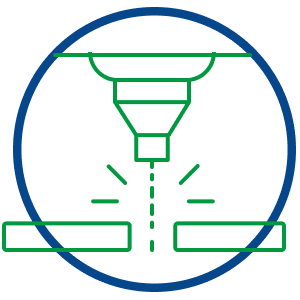 Laser Cutting Icon